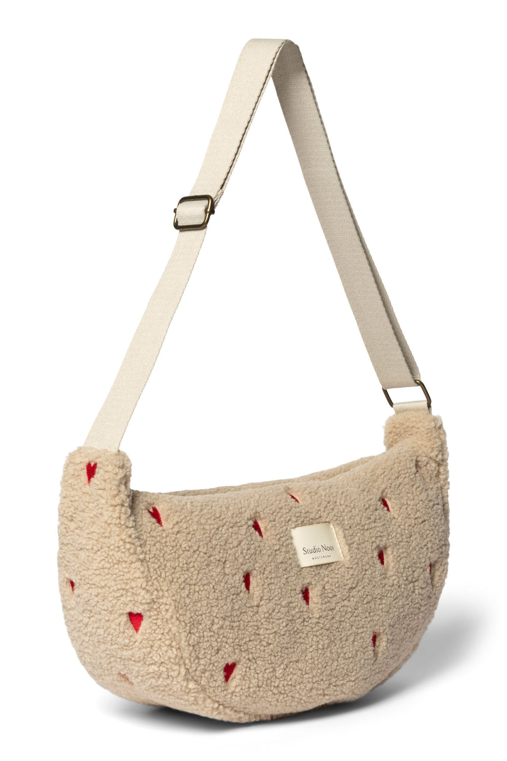 Teddy Hearts Adult Fanny Pack 'Ecru'