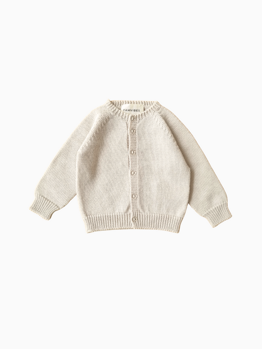 Cardigan YOU ARE MY SUN 'Creme'