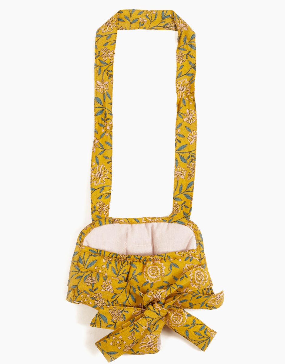 Puppentrage 'Flowers In Mustard Liana' für Gordis-Puppen 34cm