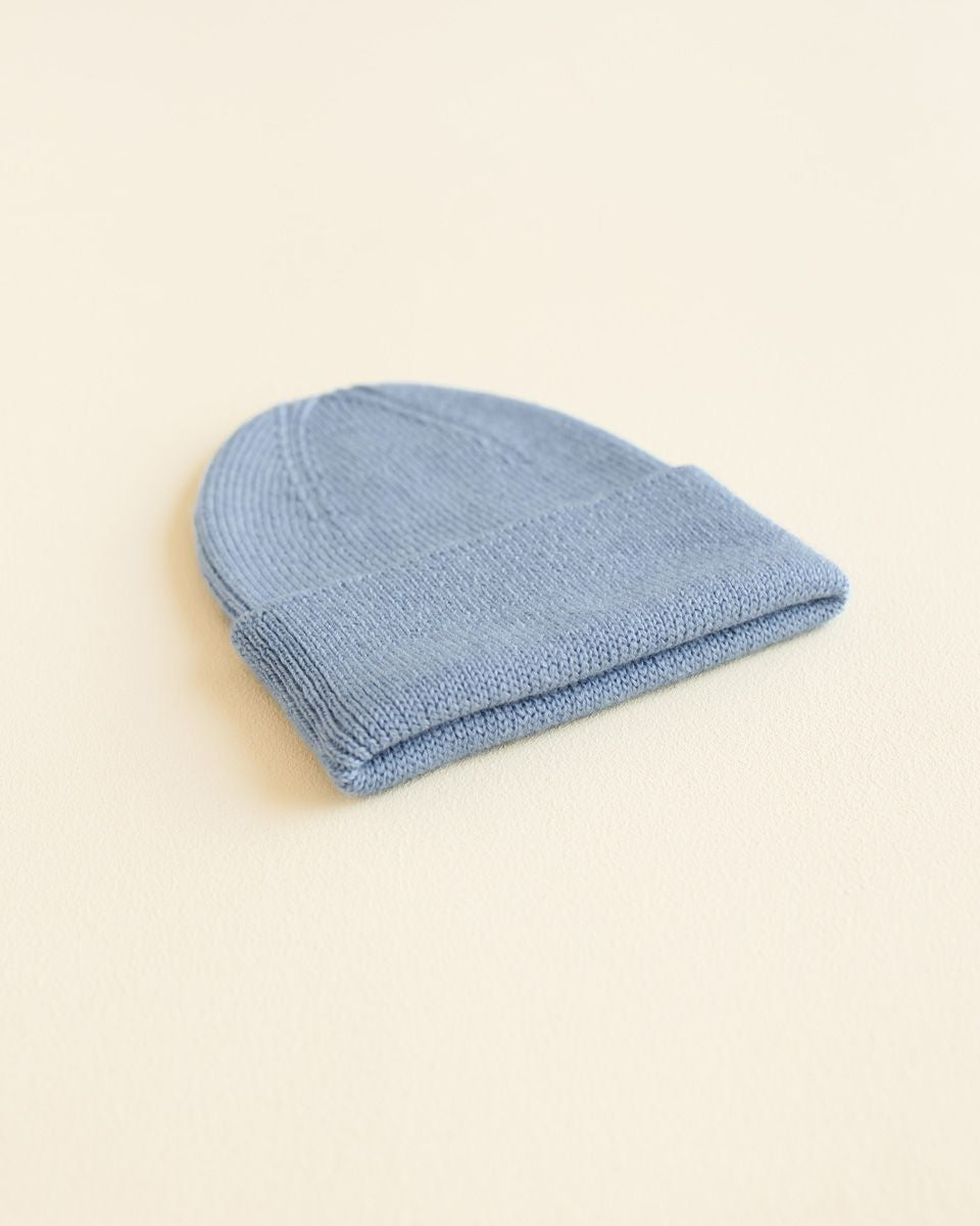 Beanie Fonzie NEWBORN  'Light Blue'