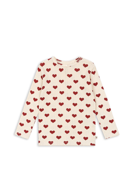 Minnie Blouse 'Amour Rouge'