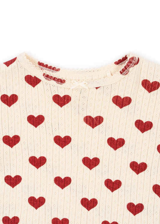 Minnie Blouse 'Amour Rouge'