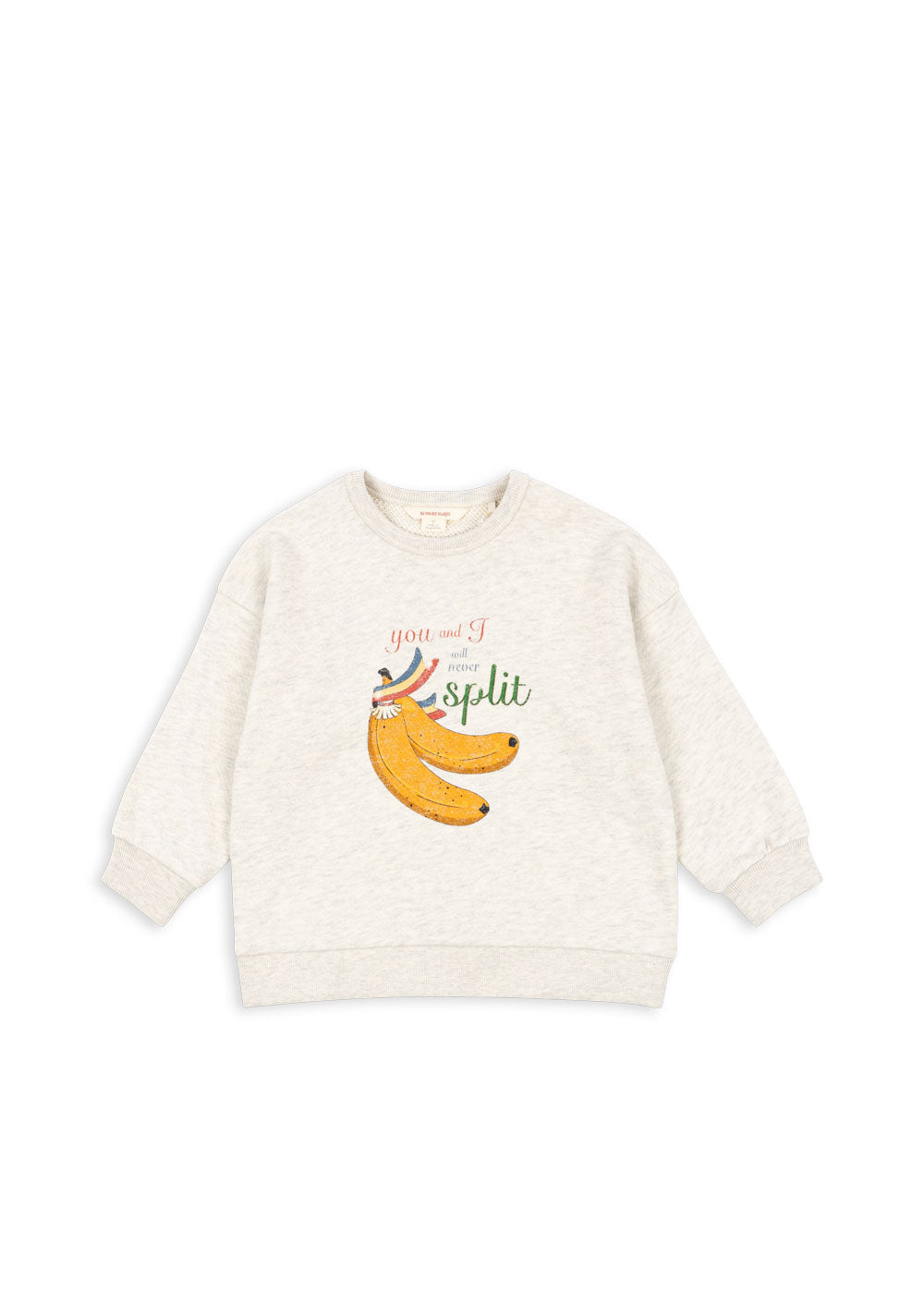 Sweatshirt Loupy Lou 'Off White Melange'