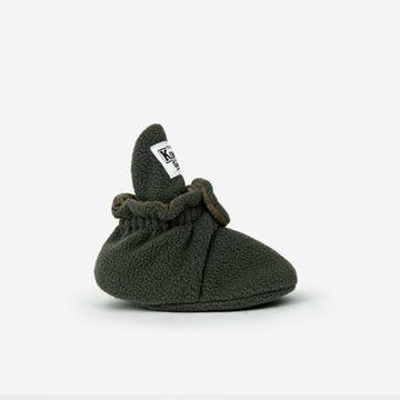 Fleece Booties 'Classic'- Olive - The Little One • Family.Concept.Store. 